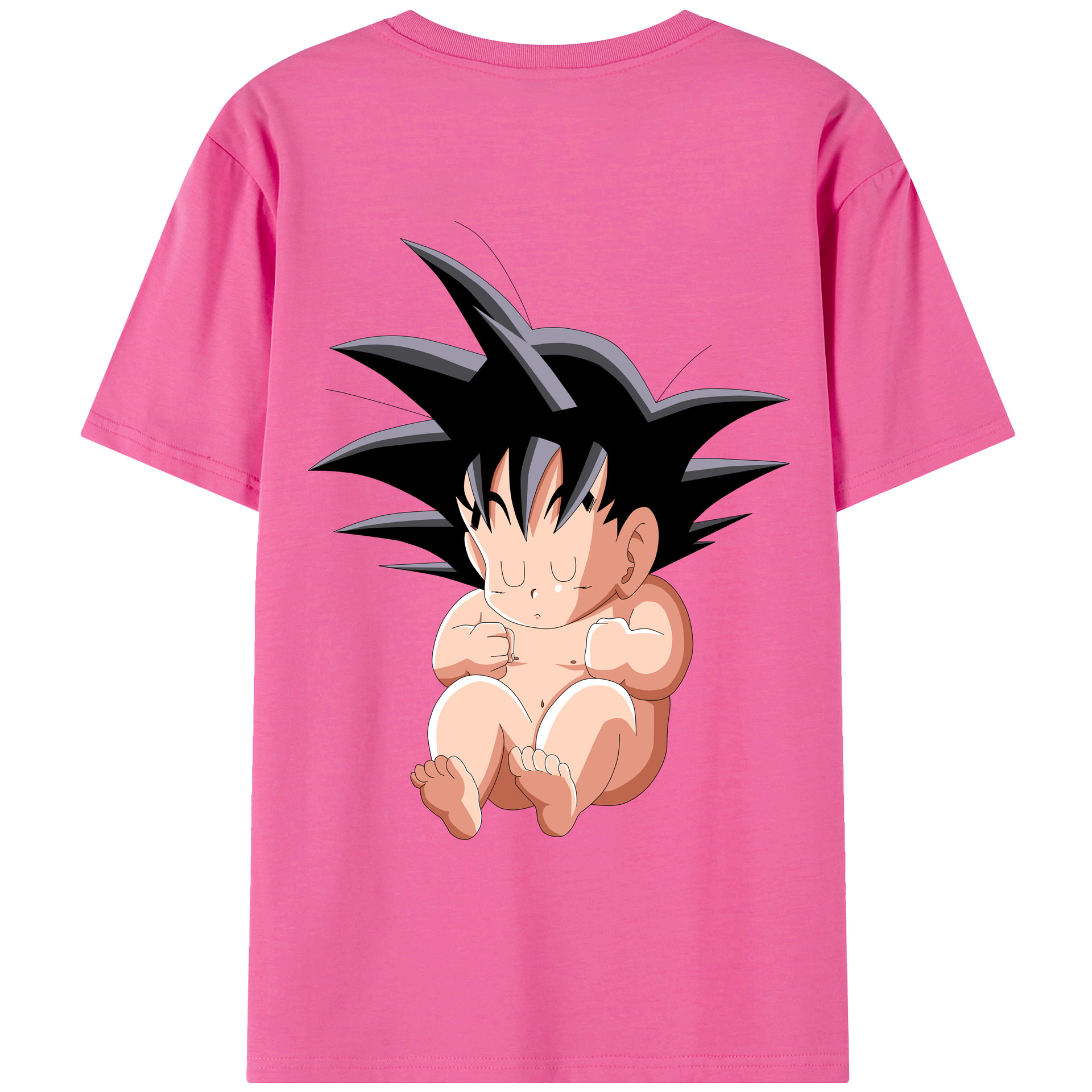 （画像用） ドラゴンボール 孫悟空（そん ごくう）Son Goku カカロット DRAGON BALL Kakarotto レディース半袖Tシャツ(バックプリント)